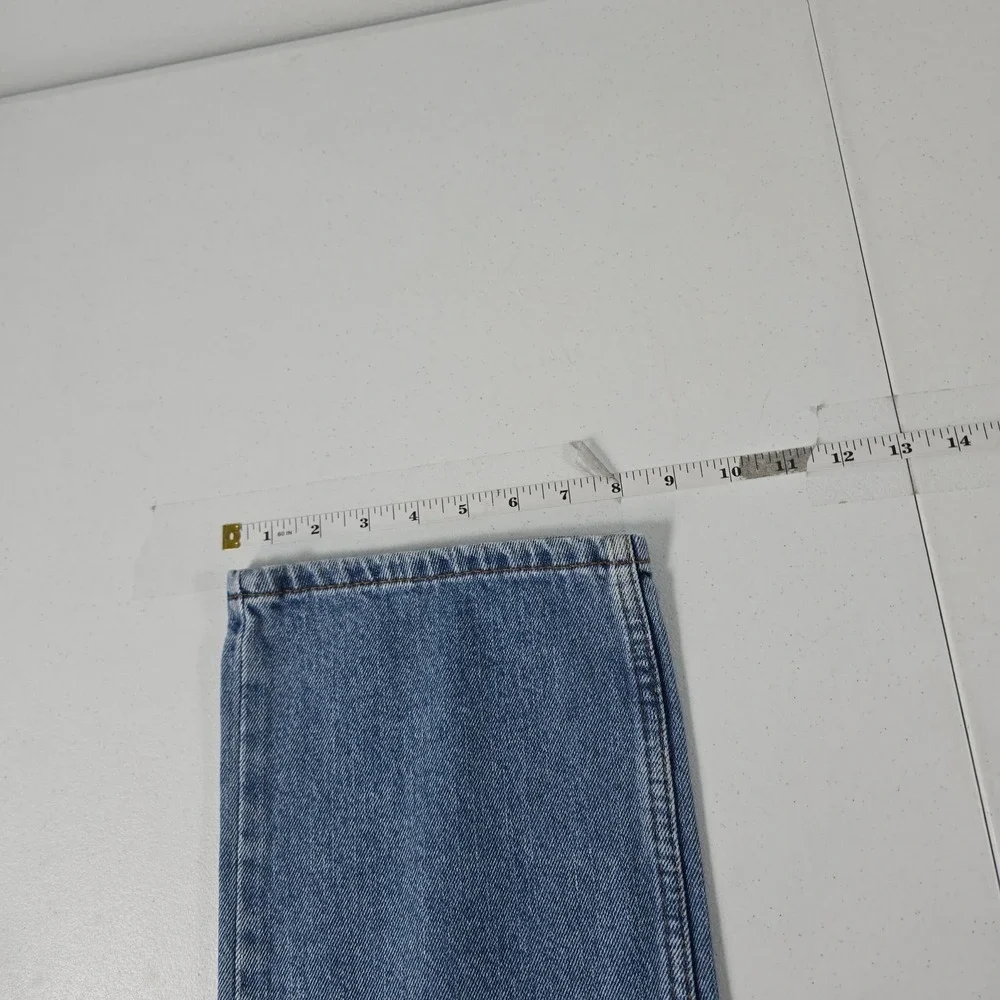 Levi Strauss 505 Regular Fit Straight Leg Jeans Blue Denim Mens 31x34 14369